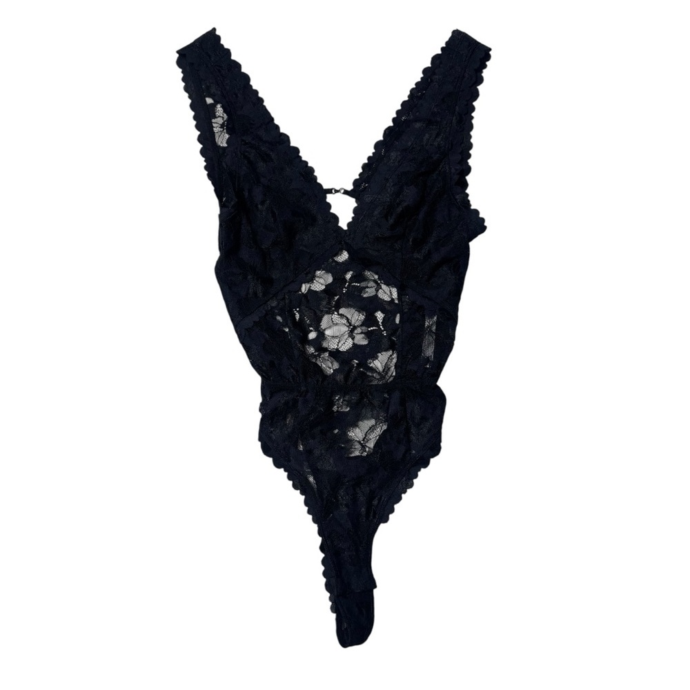 NWT New $98 Free People Dream Of Me Black Bodysuit Size L - Picture 3 of 9